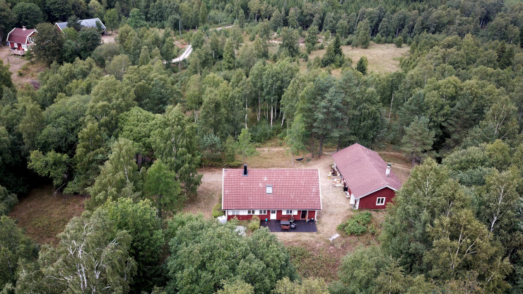 Die H&auml;user aus der Luft von S&uuml;den